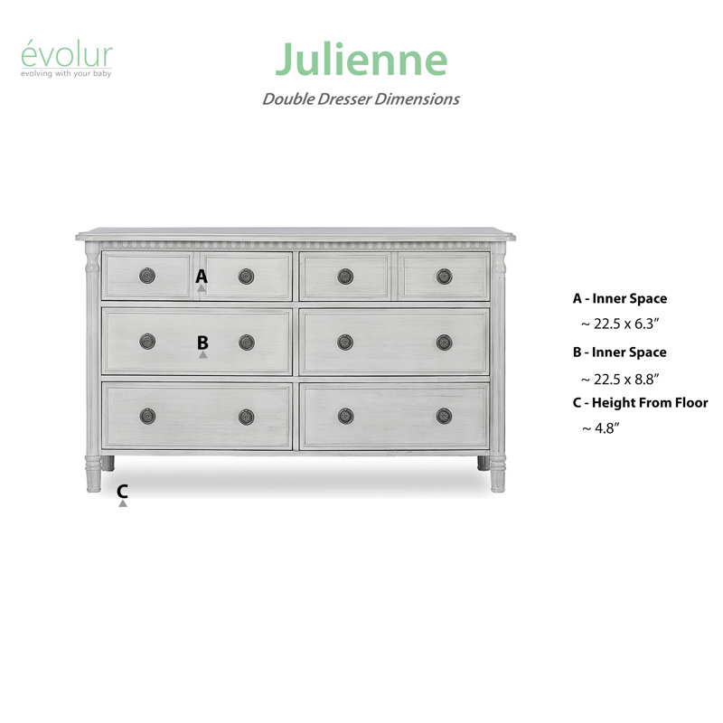 Evolur julienne dresser cloud best sale